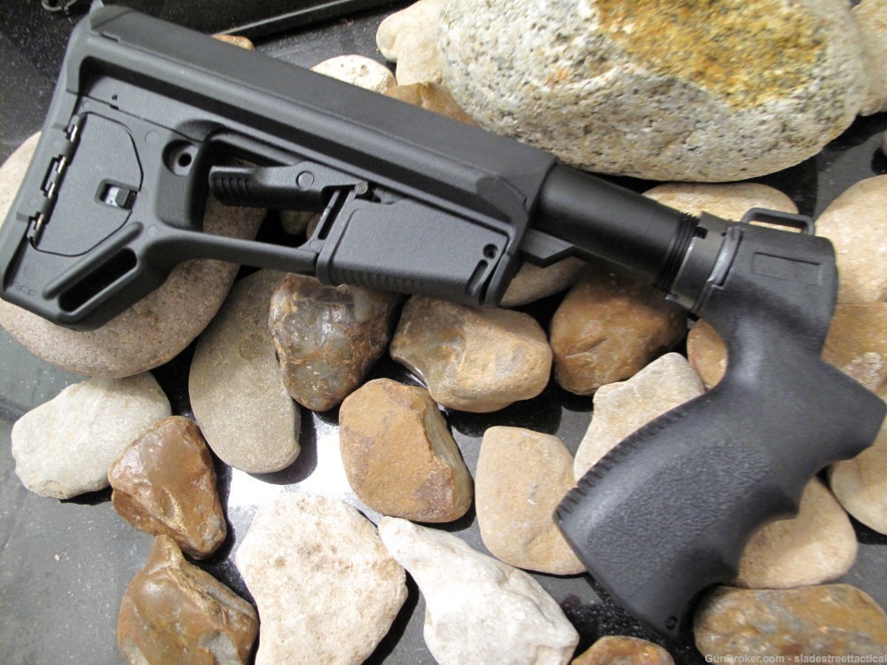 Mossberg 500 590 Pistol Grip Magpul ACS-L  Stock MILSPEC Black 6 Position -img-3