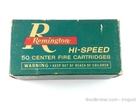 Remington DuPoint 22 Hornet 45 Gr Hollow Point Vintage FULL 50 Round 106-OX-img-0