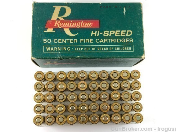 Remington DuPoint 22 Hornet 45 Gr Hollow Point Vintage FULL 50 Round 106-OX-img-6