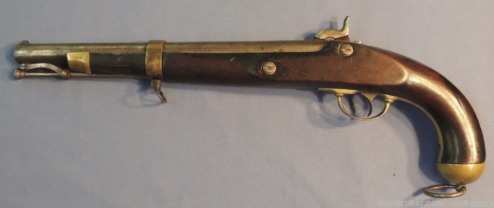 C.S. Richmond .1855 Type Pistol Maynard Tape Primer, Confederate Pistol-img-1
