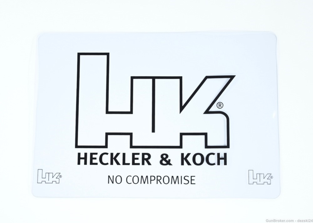 HECKLER & KOCH HK CLEAR/SEE THROUGH ARMORERS BENCH/CLEANING MAT P7 USP VP9 -img-0