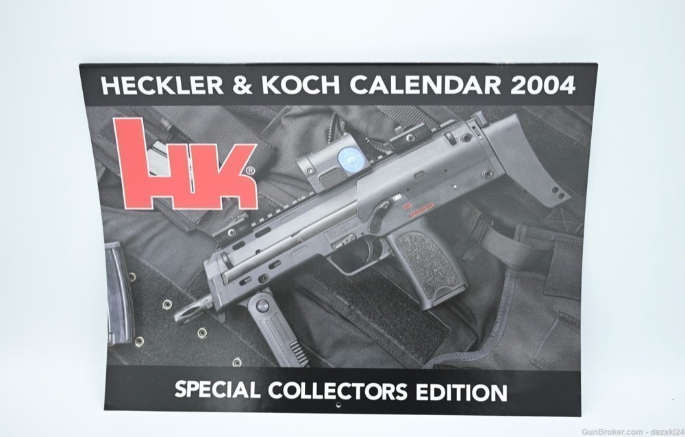 HECKLER & KOCH HK 2004 CALENDAR HK MP7 SL8 UMP G36-img-2