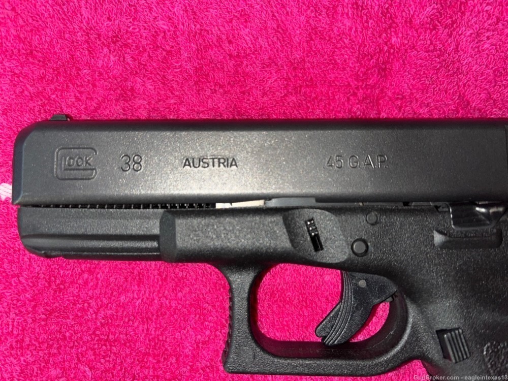 Glock Model 38 in .45GAP FACTORY NEW, two 8 round mags-img-3