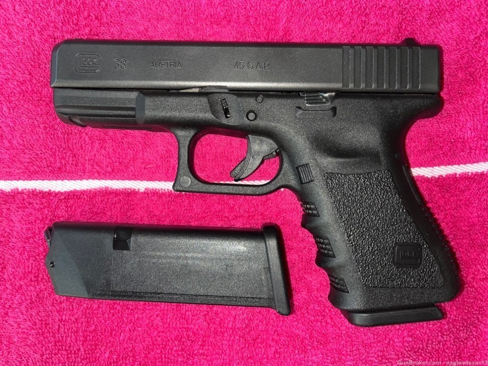 Glock Model 38 in .45GAP FACTORY NEW, two 8 round mags-img-0