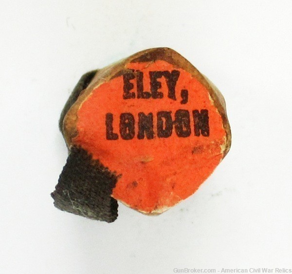 Civil War .44 Revolver Cartridge by Eley of London Pointed Bullet -img-2