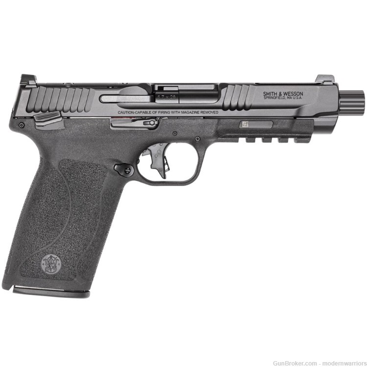 Smith & Wesson  M&P5.7 - 5" Threaded Bbl (5.7x28mm) - Optics Ready - Black-img-1