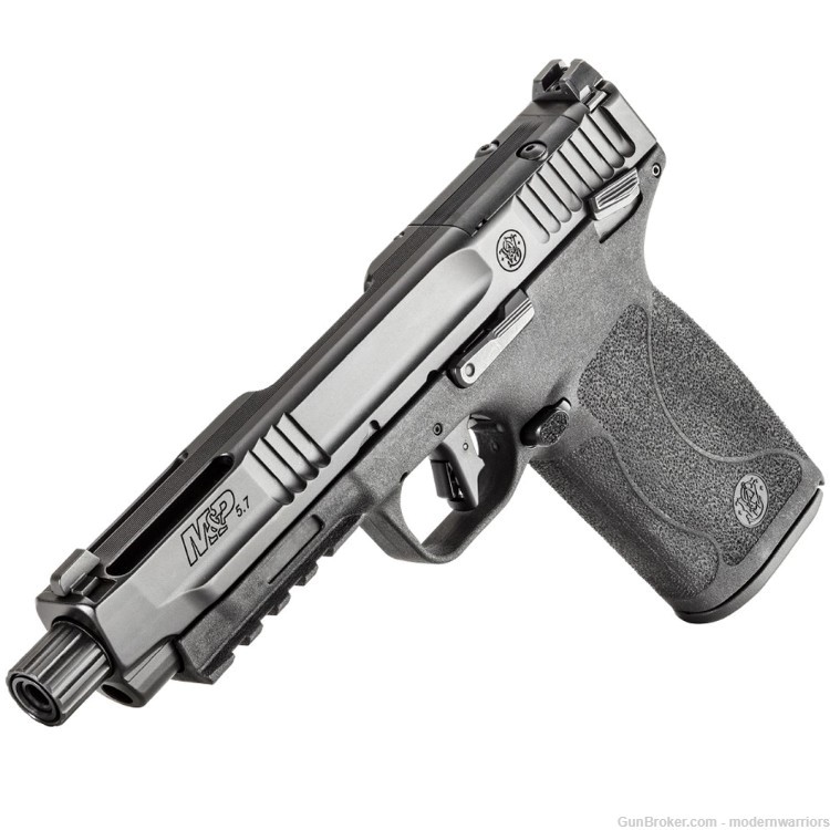 Smith & Wesson  M&P5.7 - 5" Threaded Bbl (5.7x28mm) - Optics Ready - Black-img-2