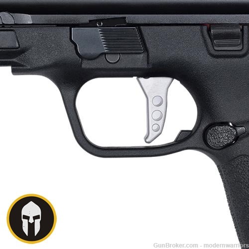 Smith & Wesson M&P380 Shield EZ PC-3.8" Ported Bbl (.380 ACP)-Black/Silver-img-4