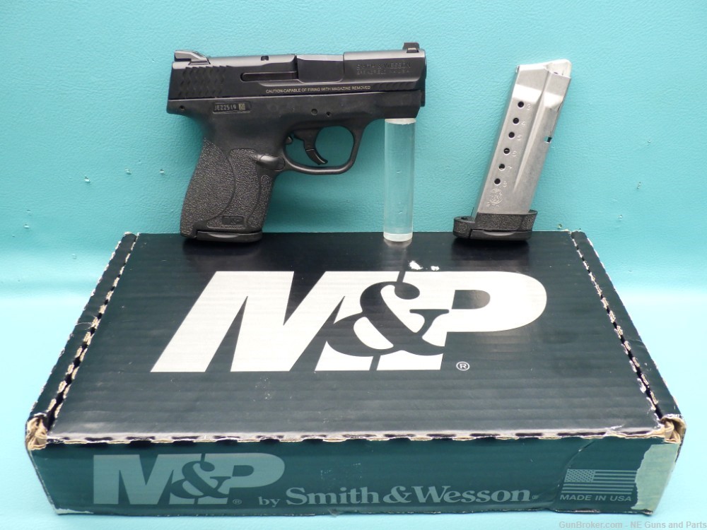 Smith & Wesson M&P9 Shield 2.0 3"bbl Pistol W/ Box & 2 Factory Mags-img-0