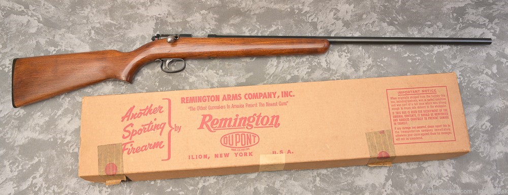 1958 Remington 514 Routledge Bore .22LR * BOX, MANUAL * COLLECTOR GRADE-img-4
