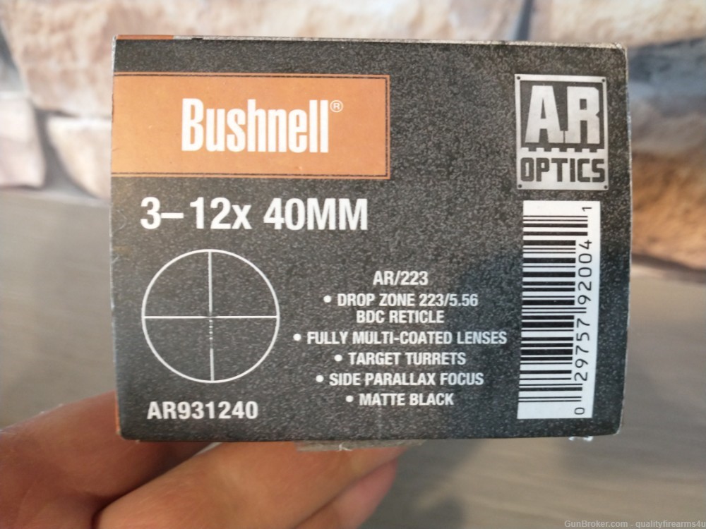 BUSHNELL BANNER AR/223/556   3-12 X 40mm BDC RETICLE SCOPE   BUY NOW!-img-1