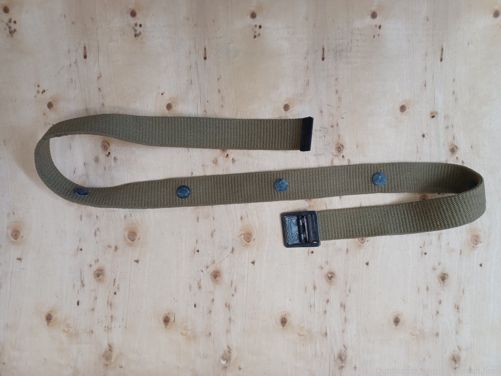 WW2 M1 carbine utility belt, holds 5 of the 2 magazine pouches -img-10