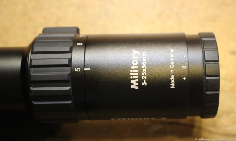 Steiner 5-25x56 M5Xi Riflescope with G2B Mil-Dot 34mm w Bobro Mount Rings-img-10