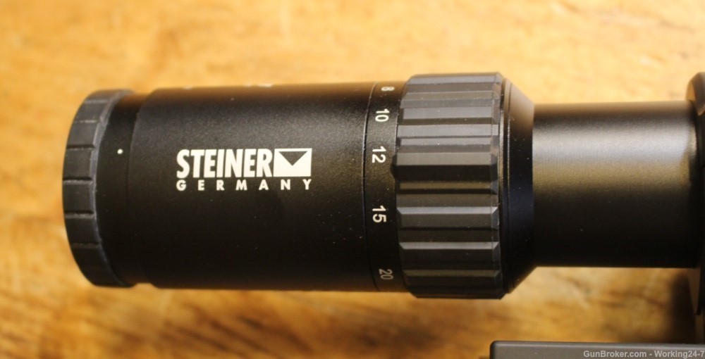 Steiner 5-25x56 M5Xi Riflescope with G2B Mil-Dot 34mm w Bobro Mount Rings-img-11