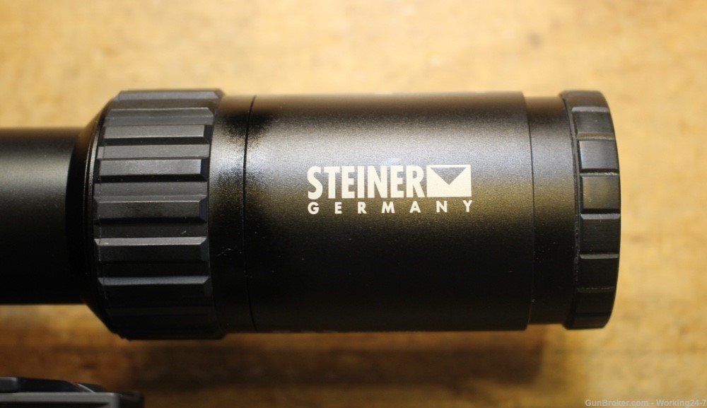 Steiner 5-25x56 M5Xi Riflescope with G2B Mil-Dot 34mm w Bobro Mount Rings-img-9