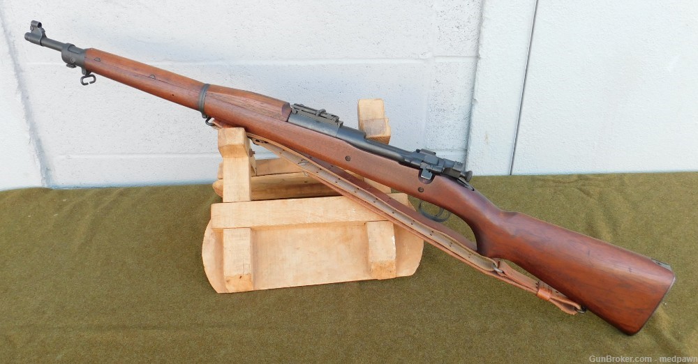 Beautiful U.S. Springfield 1903 30-06 12-44 Flaming Bomb /Crossed ...