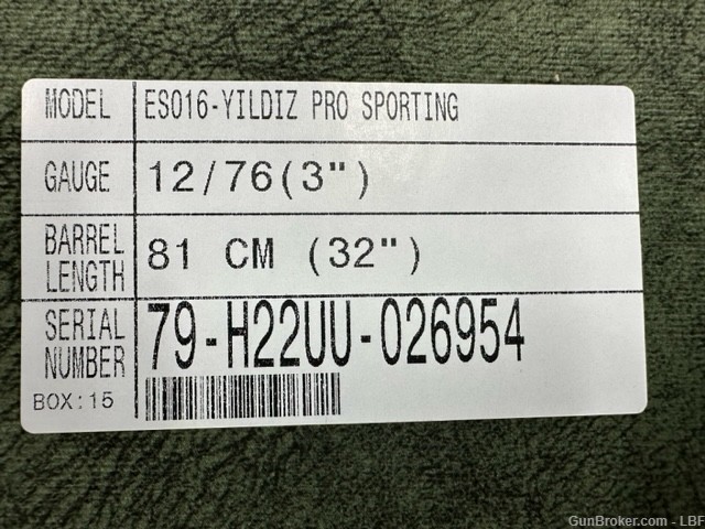 Yildiz Pro Sporting 12ga 32" Barrel -img-4