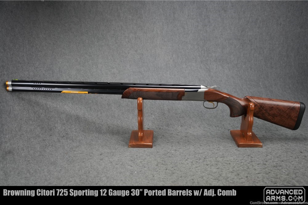 Browning Citori 725 Sporting 12 Gauge 30” Ported Barrels w/ Adj. Comb-img-1