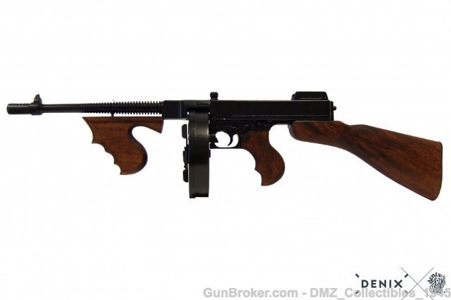 WW2 Replica Thompson M1928 Submachine Tommy Gun NF-img-1