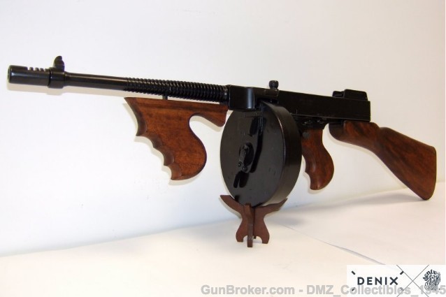 WW2 Replica Thompson M1928 Submachine Tommy Gun NF-img-3