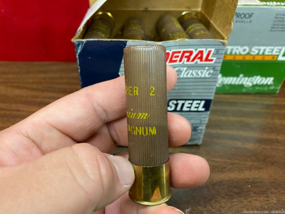 50rds of 10ga Shotgun Shells Federal Remington 3.5" Steel shot-img-4