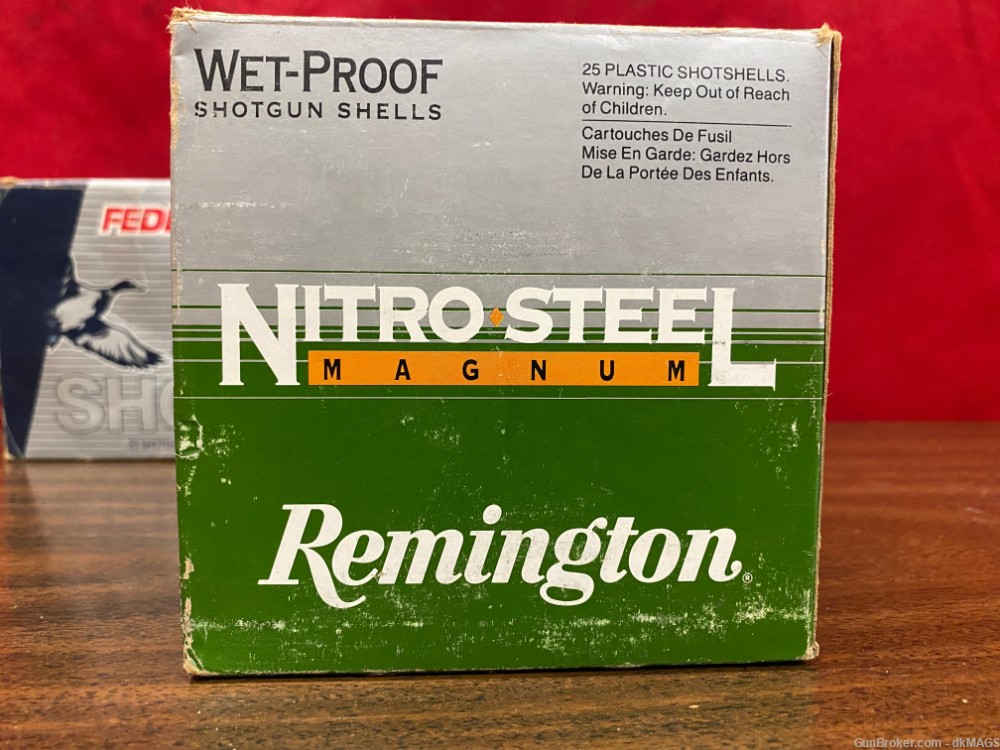 50rds of 10ga Shotgun Shells Federal Remington 3.5" Steel shot-img-19
