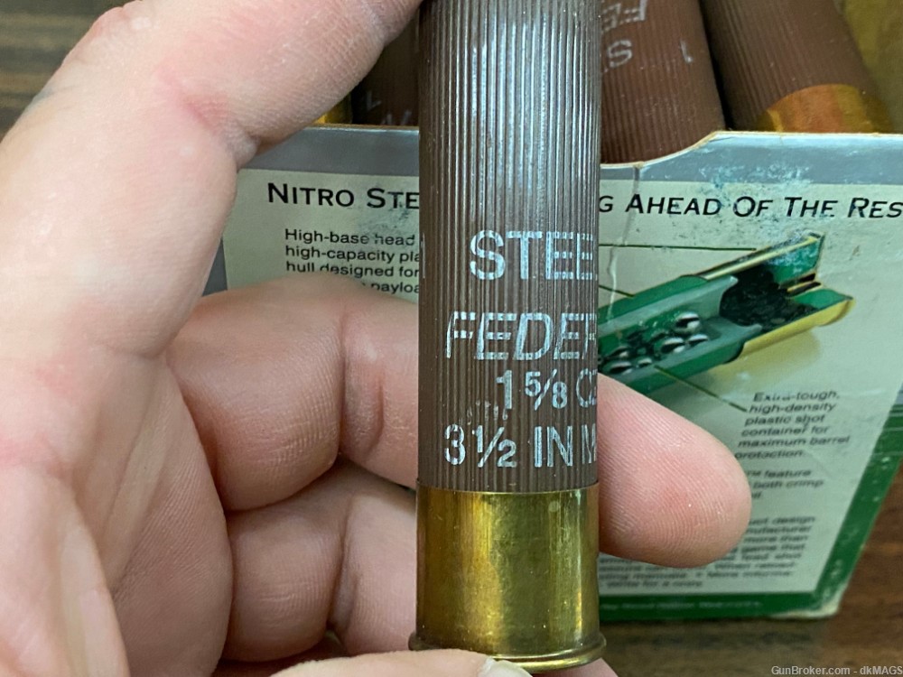 50rds of 10ga Shotgun Shells Federal Remington 3.5" Steel shot-img-14