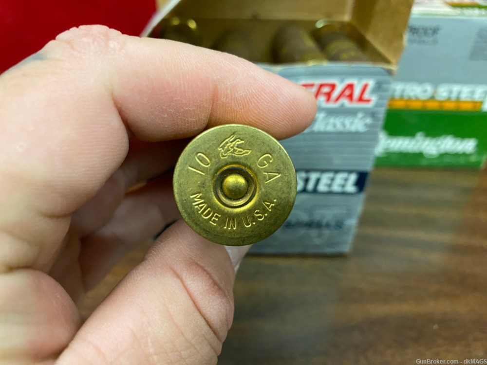 50rds of 10ga Shotgun Shells Federal Remington 3.5" Steel shot-img-5