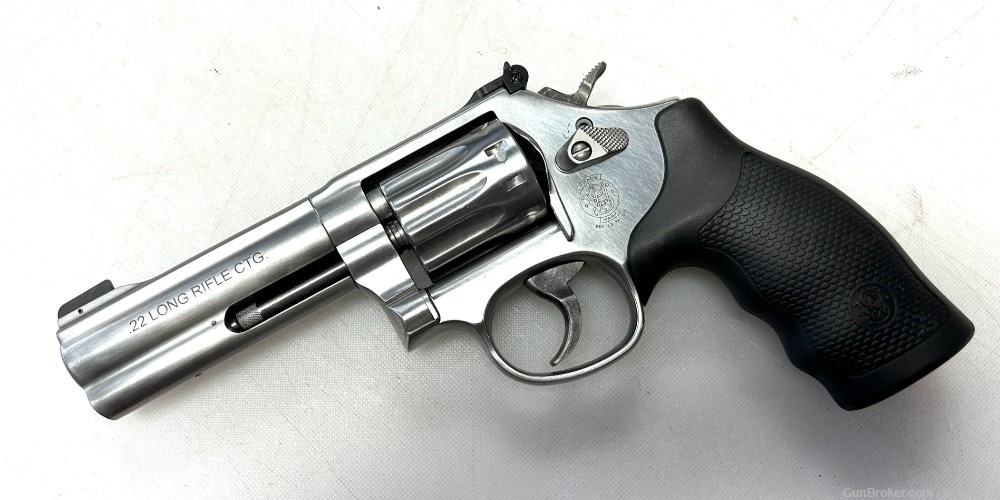 Smith & Wesson 160584 617 4" .22lr 10rd Stainless 671-6 NO CC FEES-img-0