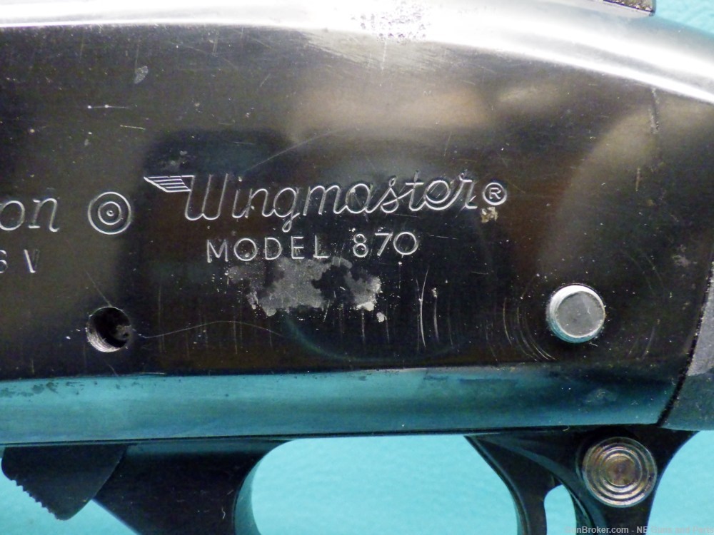 Remington 870 Wingmaster 12ga 2 3/4" 20"bbl Shotgun W/ Scattergun Sights-img-21