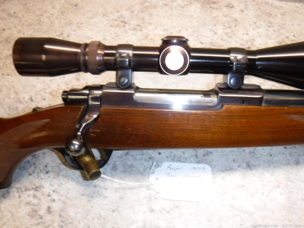 Ruger, M-77,  7mm Remington magnum, leupold 3-9x40 scope-img-2