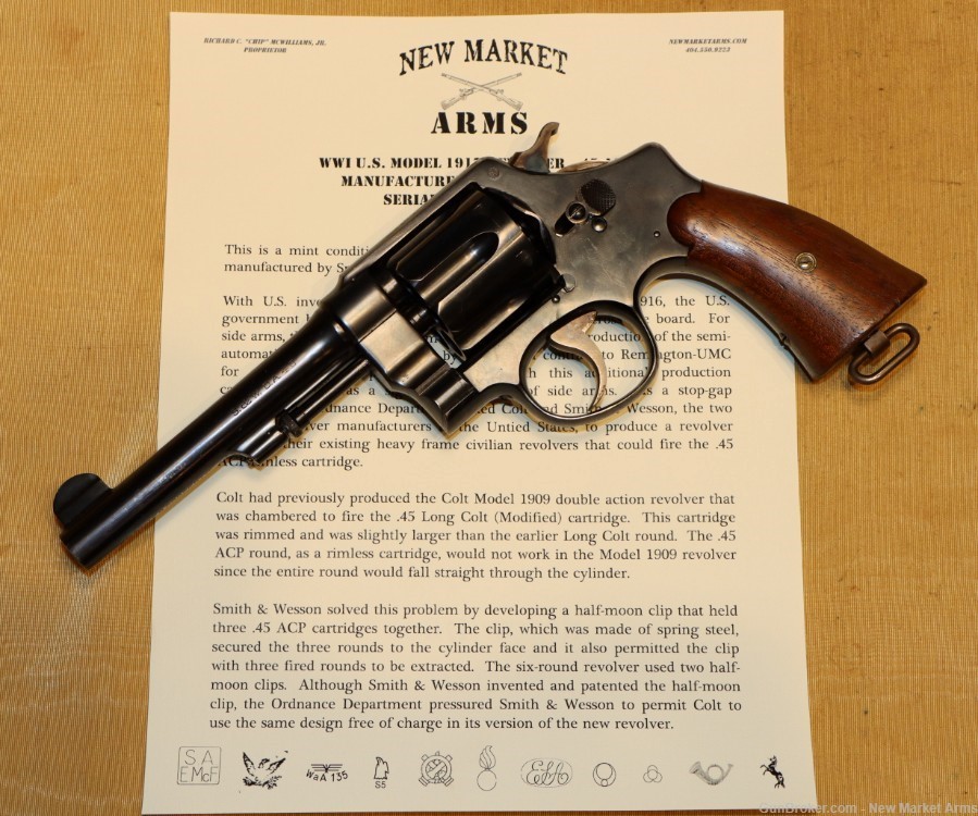 Mint WWI Smith & Wesson Model 1917 c. early 1918-img-59