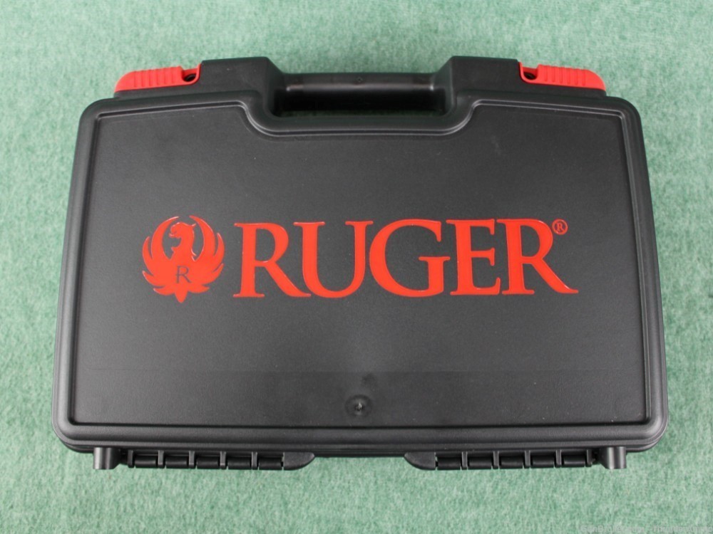 Ruger Mark IV Hunter 22LR Pistol w/ Target Grips Hi-Viz Fiber Optic Sight-img-10