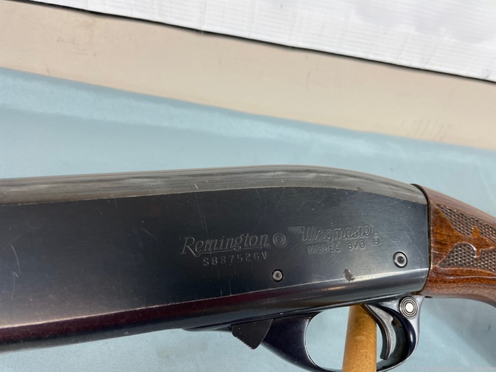 Remington 870 Wingmaster 12-GA / 30" Full Mirror Bore!  (bs)-img-15