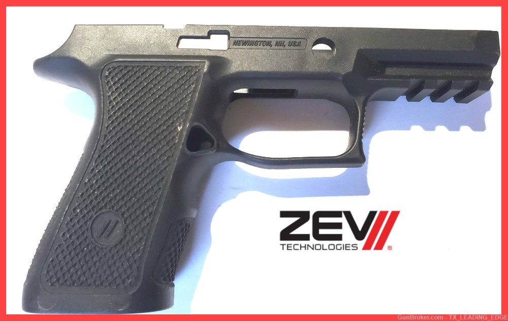 ZEV TECHNOLOGY SIG SAUER P320C CUSTOM GRIP IMPROVED COMPACT   USED MARKS-img-0