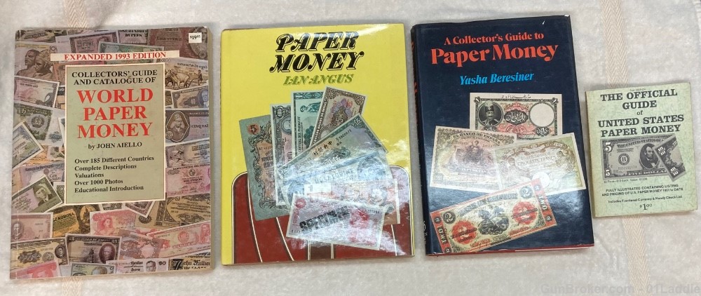 Lot of 4 Paper Money Books-img-0