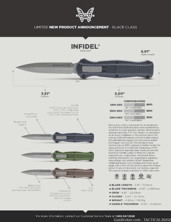 Benchmade Infidel and Mini-Infidel Limited Edition Set-img-1