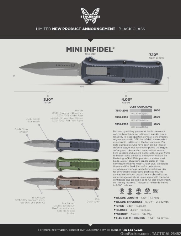 Benchmade Infidel and Mini-Infidel Limited Edition Set-img-0