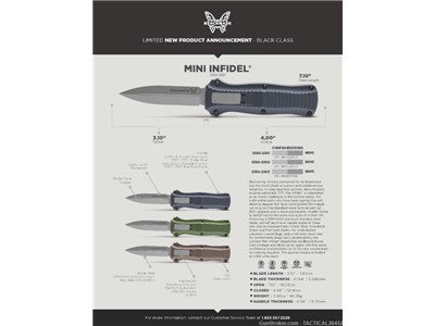 Benchmade Infidel and Mini-Infidel Limited Edition Set