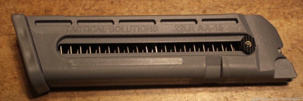 Tactical Solutions AA-15 Olive 15-Round 22 Long Rifle Magazine for Glock-img-1