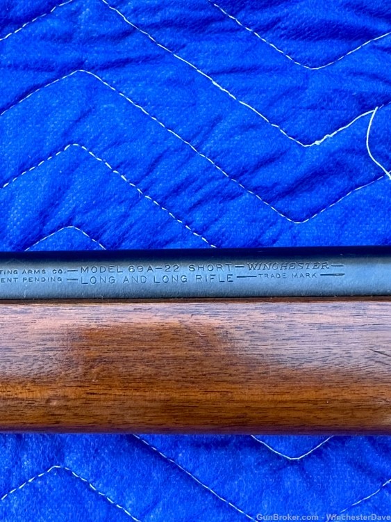 Winchester 69A Target rifle Pre-war Factory Drilled Rare Super Target-img-19