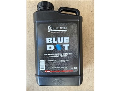 Alliant Blue Dot Smokeless Gun Powder 4 pound magnum shotshell handgun RARE
