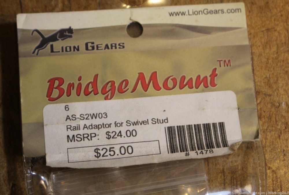 Bridge Mount Rail Adaptor for Swivel Stud AR, Check Pictures-img-1