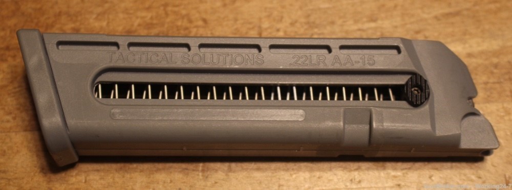 Tactical Solutions AA-15 Olive 15-Round 22 Long Rifle Magazine for Glock-img-1