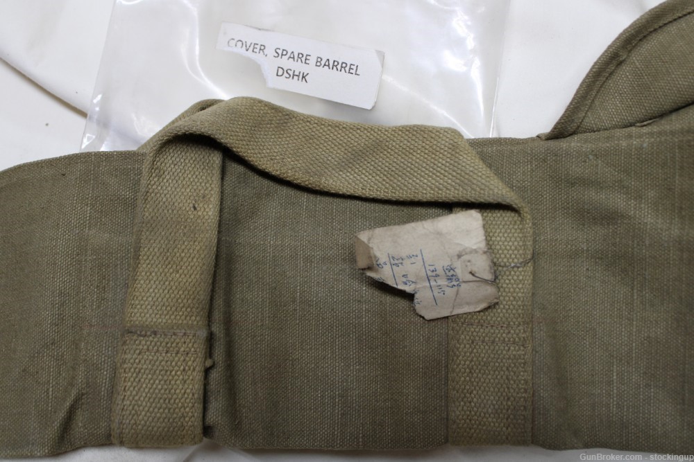 DSHK 12.7x108 Military Issue Canvas Spare Barrel Cover Belt Fed Rifle One-img-4