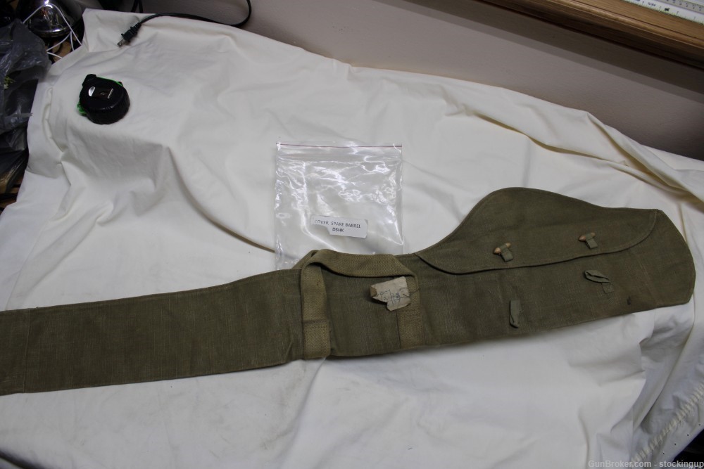 DSHK 12.7x108 Military Issue Canvas Spare Barrel Cover Belt Fed Rifle One-img-0