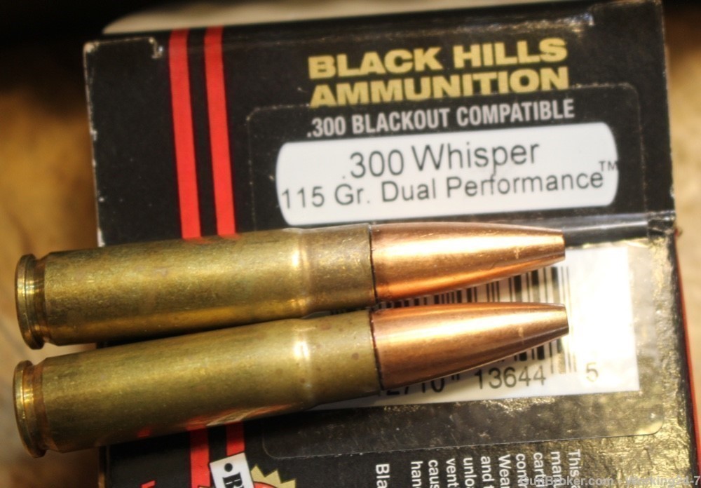 Black Hills 300 Blackout 115 Gr Solid Copper Dual Performance Hollow Point-img-2