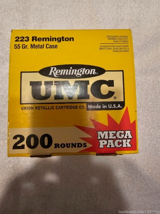 Remington UMC .223 55 Gr. Metal Case-img-0