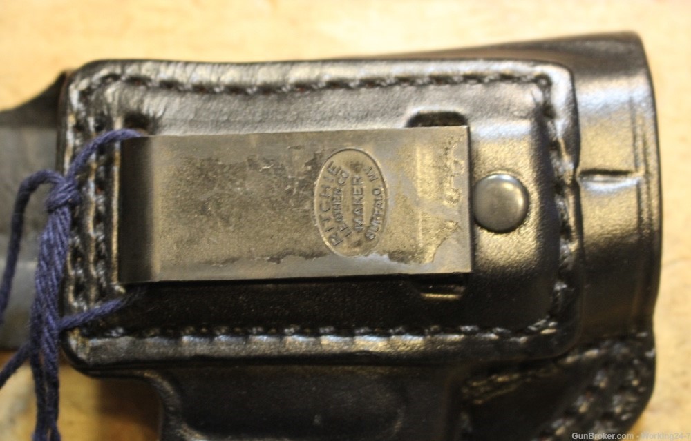 Ritchie Leather Right Hand Black Nighthawk Inside the Waistband  Glock 42-img-9