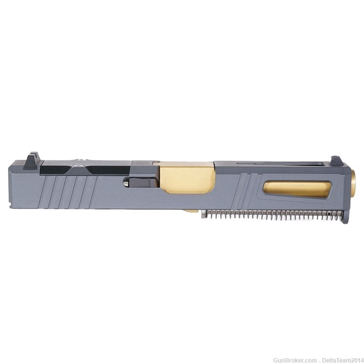 9mm Complete RMR Pistol Slide - Glock 19 Gen 1-3 Compatible - Assembled-img-1